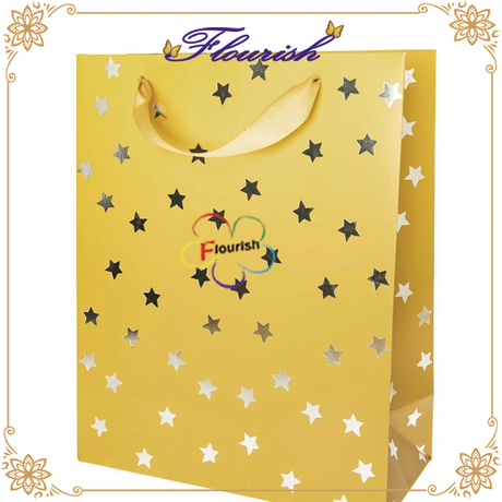 Benutzerdefinierte Silberfolie Dazzle Starry Party Bag