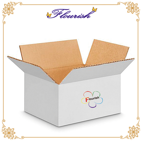 Klassische weiße Wellkartonbox für eingelegte Dosenverpackungen