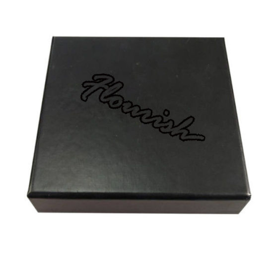 Luxus-Karton aus schwarzem Samtring