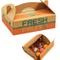 Weiße Wellpappe Gemüse und Obst Versand Verpackung Karton Box