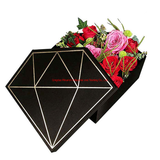 Premium Karton Hot Stamping Vorschlag Party Flower Geschenkpapier Box