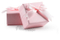 Glitzernde Folie Stamping Pink Art Paper Halskette Schmuckschatulle