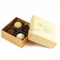 Beigefarbig beschichtetes Papier Sortierte Schokoladen-Geschenkbox