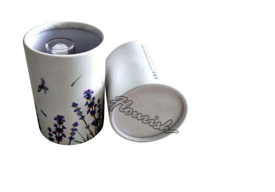 China Made Brown Kraftpapier Runde Tube Tea Box