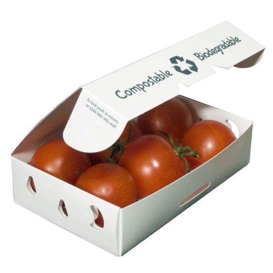 Umweltfreundliche Packung aus frischem Tomatenfrucht-Wellpappe für Supermarkthotels Flugzeug Restaurantgeschenke