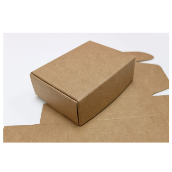 Offsetdruck Brown Kraft Paper Moustache Wax Box
