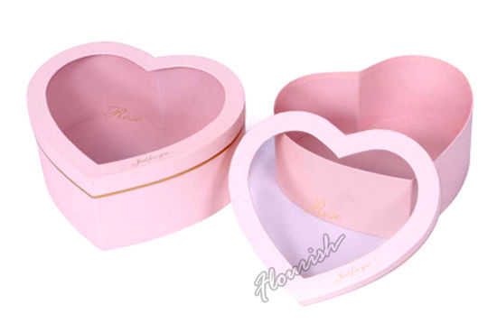 Lovely Heart Design Lila Farbe Pappe Bridemaid Geschenkbox mit Band