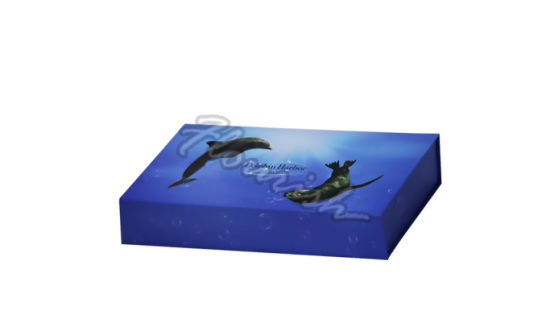 Werbeartikel Elegant Blue Square Cardboard Parfüm Box