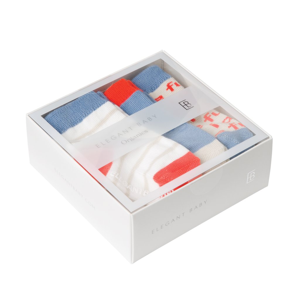 Benutzerdefinierte quadratische rosa Pappe Babyhandschuhe und Socken Verpackungsbox