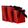  Großhandelsmode-rote Papierverpackungs-Geschenk-Taschen, Festival-Einkaufstaschen