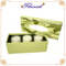 Benutzerdefinierte graue Papierdeckel und Basis Typ Kerzen Set Aufbewahrungsbox