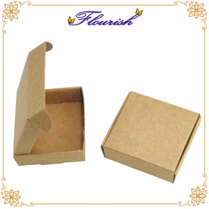 Umweltfreundliche faltbare quadratische Kraftpapier-Bastel-Geschenkbox