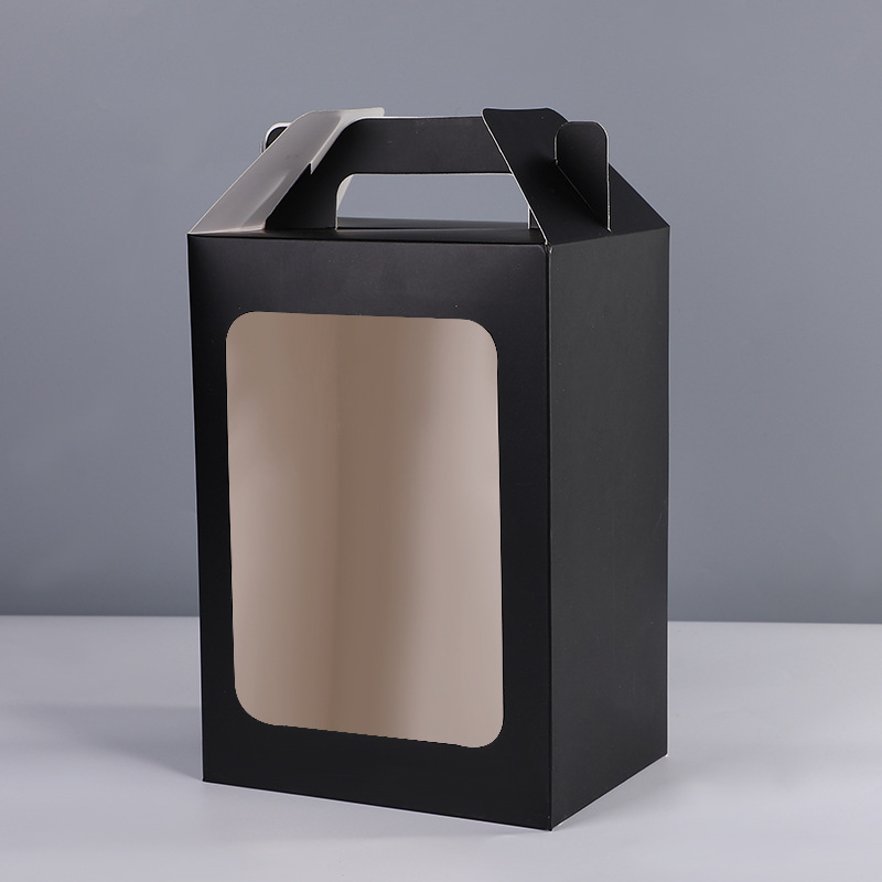 China Hersteller Großhandel Kraftpapier Box mit Fenster