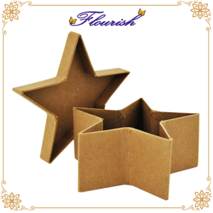 Starre Kraftpapier Geburtstag Geschenk Geschenk Bonbon Verpackung Star Box